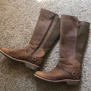 Teva tall leather boots